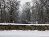 Mahoning Creek from Ashtown Rd in Lehighton early in the storm. WILL SCHWAB CONTRIBUTED PHOTO