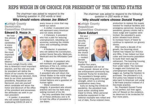 General Election 2020 – Lehigh Valley Press