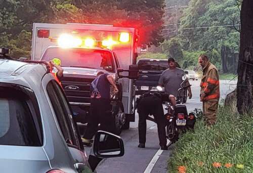 Motorcyclist injured in crash on Route 309 – Times News Online