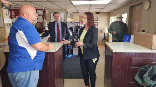 Congressional candidate visits Lehighton Times News Online