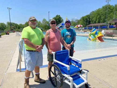 Baer Memorial Swimming Pool gets wheelchair – Times News Online - Vimarsana News