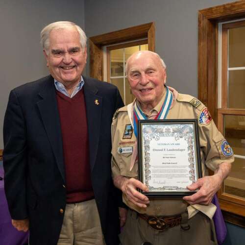 ‘Sonny’ Laudenslager honored for 80 years of Scouting – Lehigh Valley Press