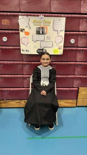 PVE students portray notables for living history