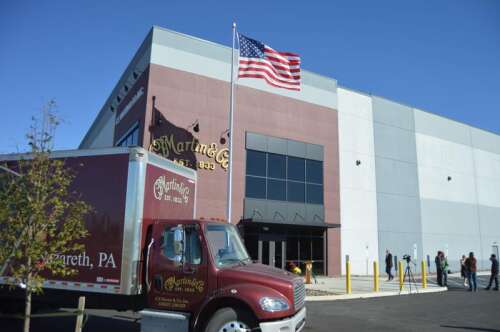 C F Martin Company dedicates new warehouse Lehigh Valley Press