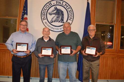 Palmerton Councilmen recognized for years of service – Times News Online - Vimarsana News