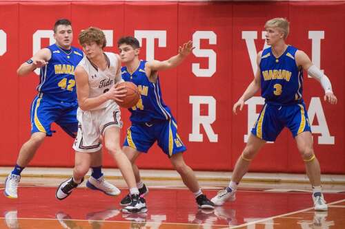 Marian Vs Pottsville Boys Basketball Times News Online