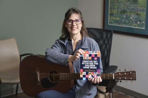 Addressing a growing need St. Luke’s Penn Foundation therapist coauthors book on using music to build emotional skills in children