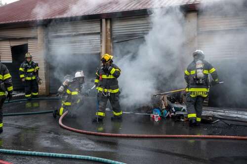 Fire destroys several units at Upper Macungie Twp storage facility ...