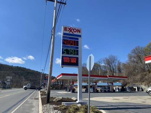 Gas prices over $4 for first time since ’22