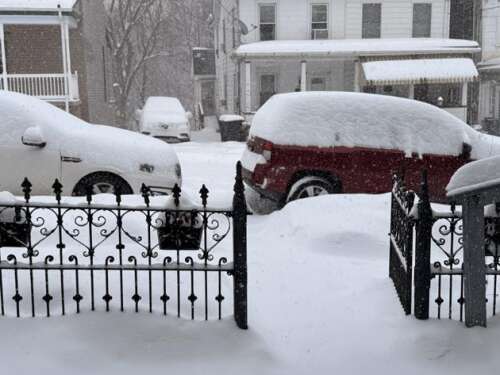 Snow, sleet continues to fall throughout region – Times News Online