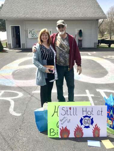Surprise 60th Birthday Celebration Held For Franklin Firefighter