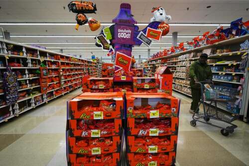 Halloween candy sales are off to a slow start amid high chocolate ...