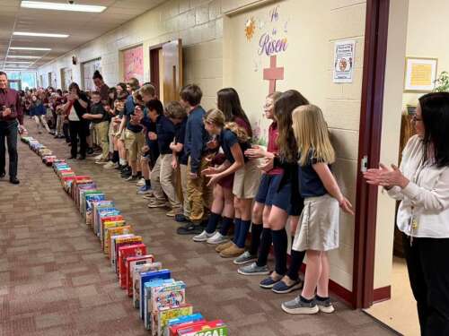 Students donate 751 items in March food drive