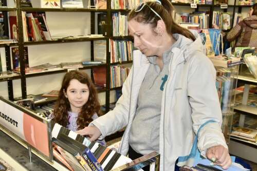 Spring book sale opens May 13