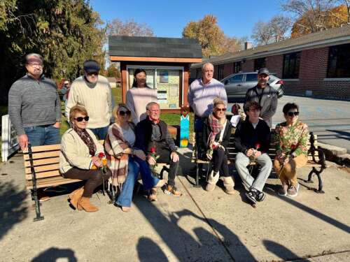 Community bulletin board dedicated