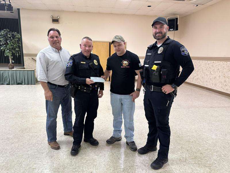 Jim Thorpe police get donation Times News Online