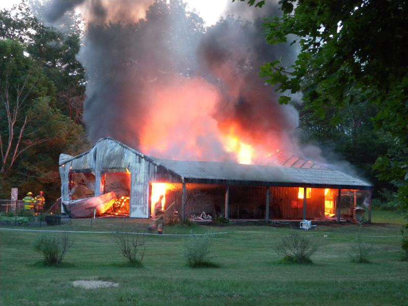Polk Fire Destroys Businessman S Truck Painting Supplies Times