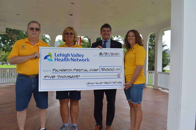 LVH—Carbon presents check to Palmerton Community Festival Times News