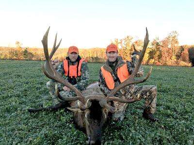 Andreas Hunter Downs Huge Pennsylvania Elk Times News Online