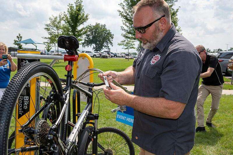 Bike repair station deals near me