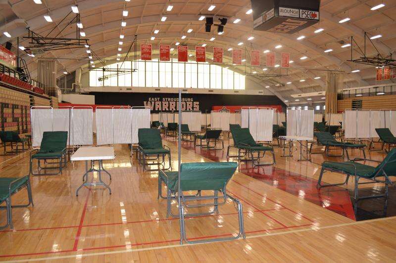 Esu Field House Is Prepared For Patients Times News Online