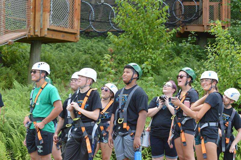 Teens complete high ropes course at Blue Mountain Times News Online