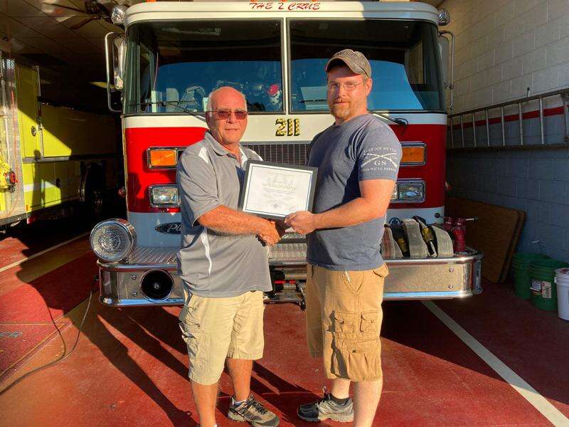 Fire chief receives Neighbor of the Month award Times News Online