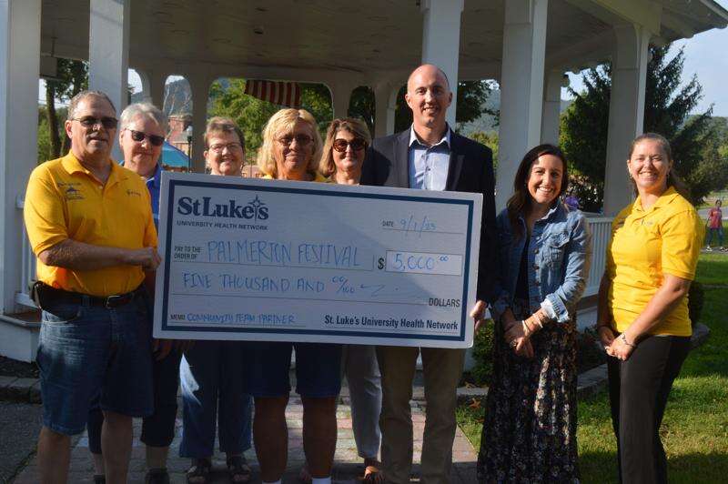 St. Luke’s donates 5,000 to Palmerton festival Times News Online