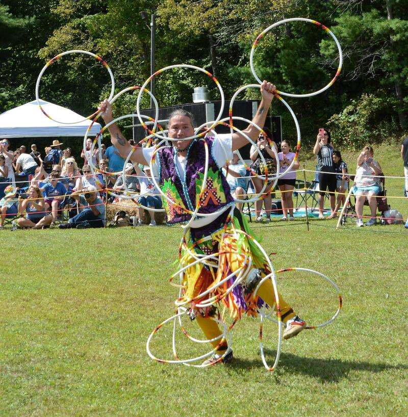 Native dancers take center stage at pow wow Event at Mauch Chunk Lake