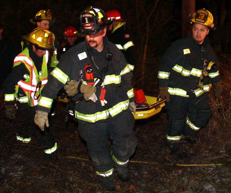 Two persons injured following crash down creek slope between Tamaqua
