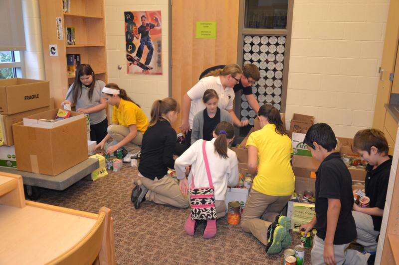 Panther Valley Middle School club sponsors canned food drive Times