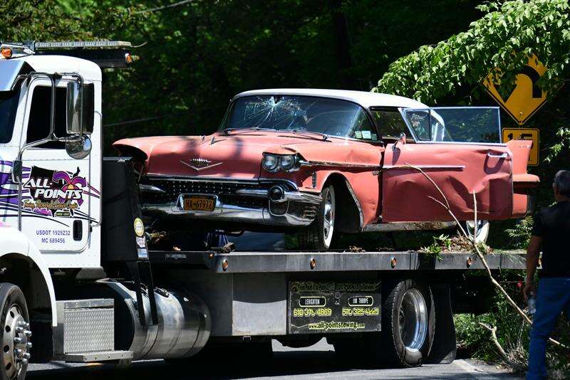 Vintage Cadillac damaged when brakes fail – Times News Online
